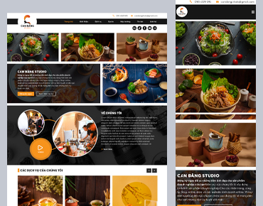 giao dien website candangstudio